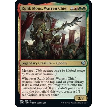 Image for Rulik Mons, Warren Chief (217) (DMU) - Magic: The Gathering