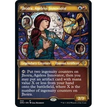 Image for Jhoira, Ageless Innovator (Textured Foil) (342) (DMU) - Magic: The Gathering