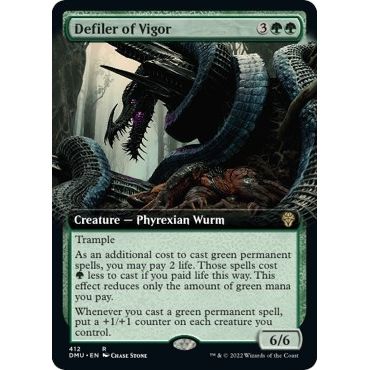 Image for Defiler of Vigor (Extended Art) (412) (DMU) - Magic: The Gathering