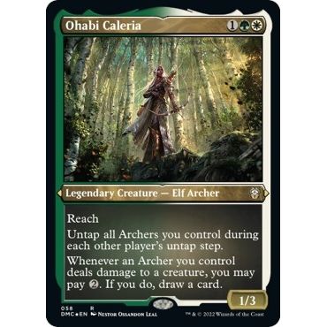 Image for Ohabi Caleria (Foil Etched) (58) (DMC) - Magic: The Gathering