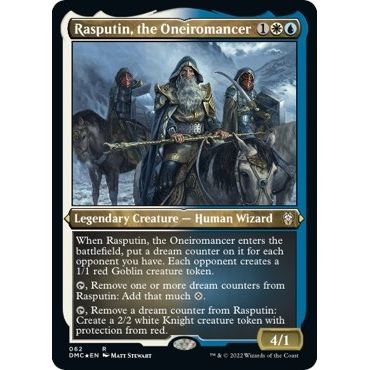 Image for Rasputin, the Oneiromancer (Foil Etched) (62) (DMC) - Magic: The Gathering