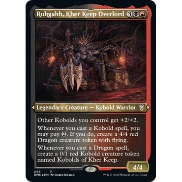Image for Rohgahh, Kher Keep Overlord (Foil Etched) (63) (DMC) - Magic: The Gathering