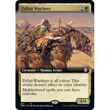 Image for Fallaji Wayfarer (Extended Art) (87) (DMC) - Magic: The Gathering