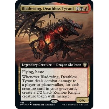 Image for Bladewing, Deathless Tyrant (Extended Art) (85) (DMC) - Magic: The Gathering