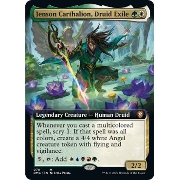 Image for Jenson Carthalion, Druid Exile (Extended Art) (78) (DMC) - Magic: The Gathering