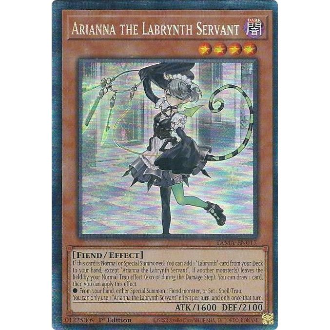 Image for Arianna the Labrynth Servant (CR) (TAMA-EN017) (TAMA) - YuGiOh