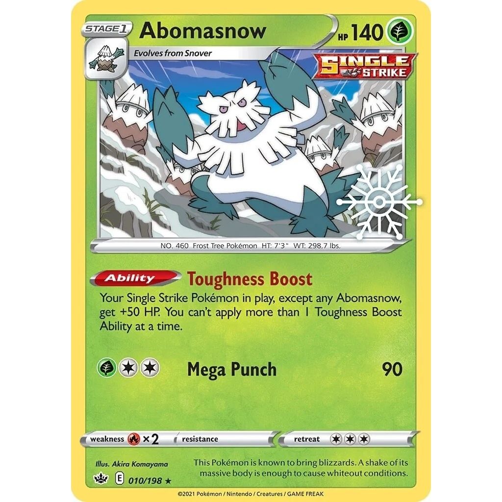 Image for Abomasnow - 010/198 (Holiday Calendar) (010/198) (MCAP) - Pokemon