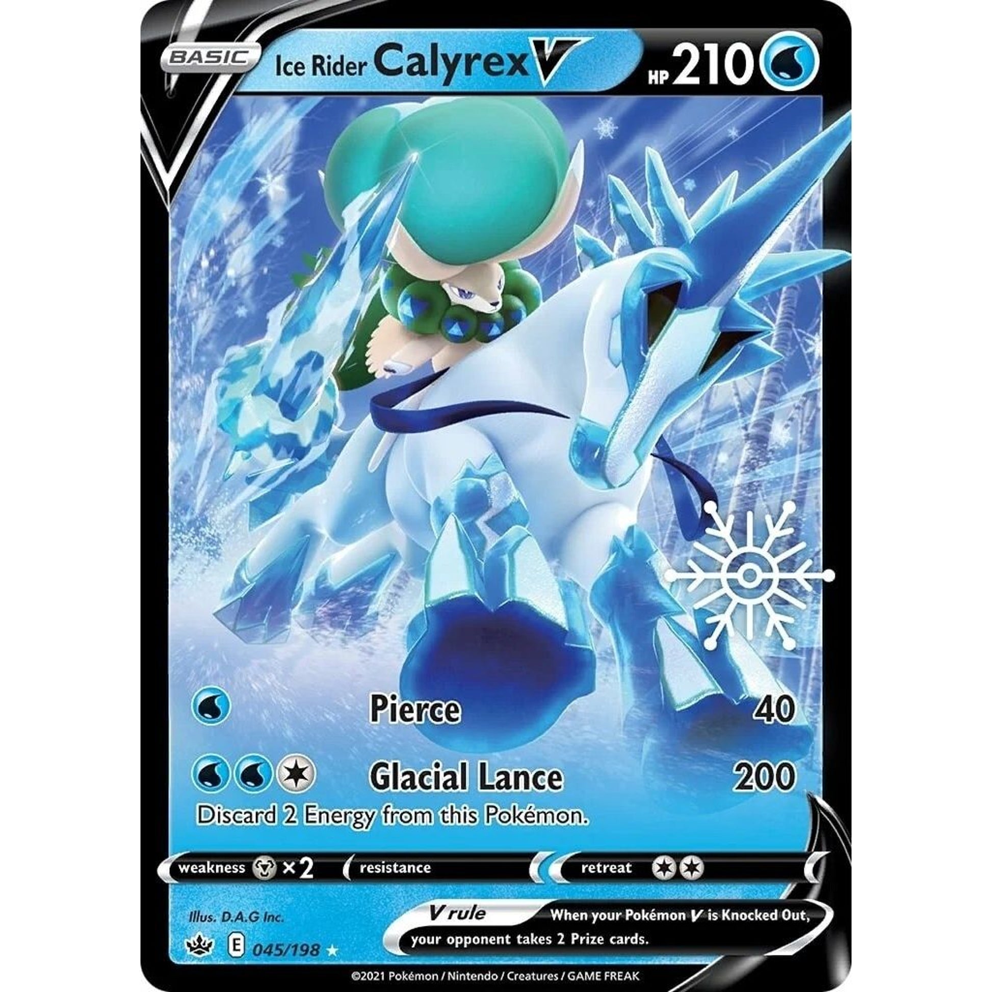 Image for Ice Rider Calyrex V - 045/198 (Holiday Calendar) (045/198) (MCAP) - Pokemon