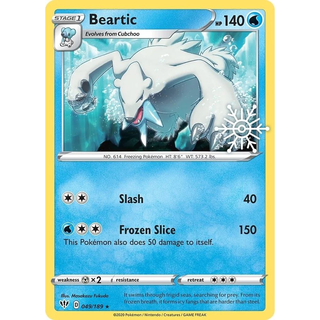 Image for Beartic - 049/189 (Holiday Calendar) (049/189) (MCAP) - Pokemon