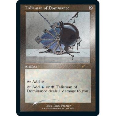 Image for Talisman of Dominance (Retro Frame) (Foil Etched) (1053) (SLD) - Magic: The Gathering