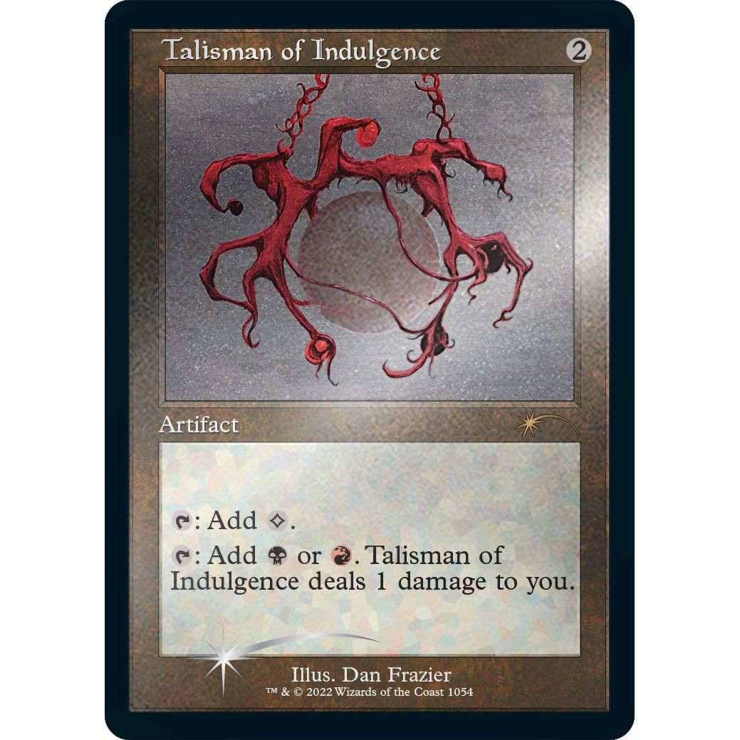 Image for Talisman of Indulgence (Retro Frame) (Foil Etched) (1054) (SLD) - Magic: The Gathering