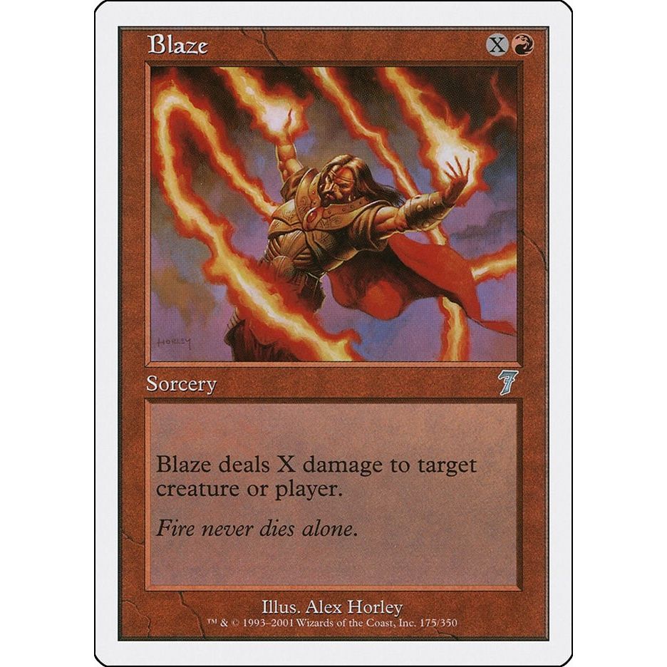 Image for Blaze (175) (7ED) - Magic: The Gathering