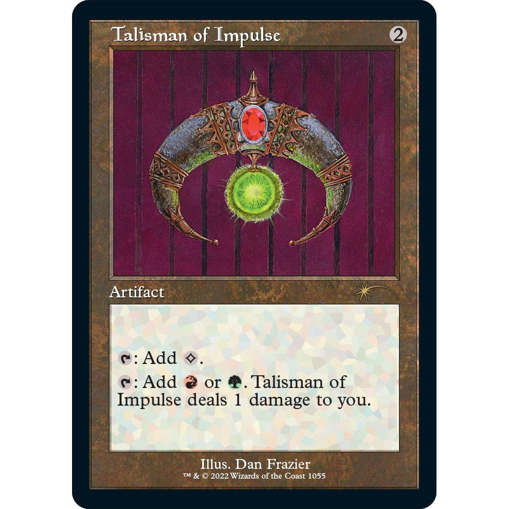 Image for Talisman of Impulse (Retro Frame) (1055) (SLD) - Magic: The Gathering