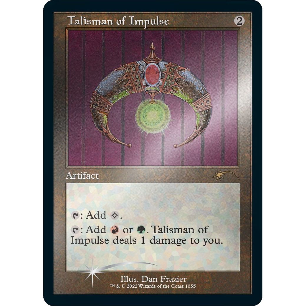 Image for Talisman of Impulse (Retro Frame) (Foil Etched) (1055) (SLD) - Magic: The Gathering