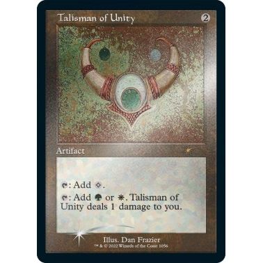 Image for Talisman of Unity (Retro Frame) (Foil Etched) (1056) (SLD) - Magic: The Gathering