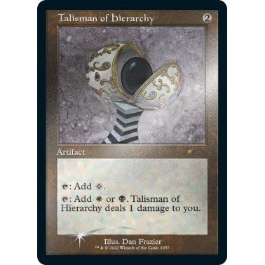 Image for Talisman of Hierarchy (Retro Frame) (Foil Etched) (1057) (SLD) - Magic: The Gathering