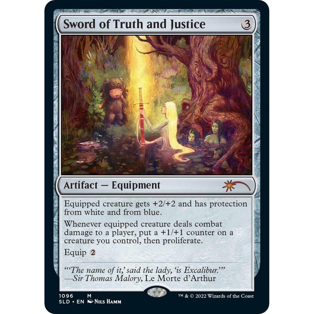 Image for Sword of Truth and Justice (1096) (SLD) - Magic: The Gathering