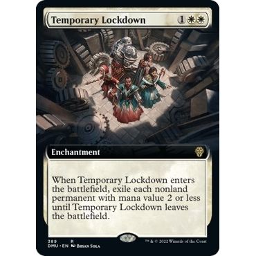 Image for Temporary Lockdown (Extended Art) (389) (DMU) - Magic: The Gathering