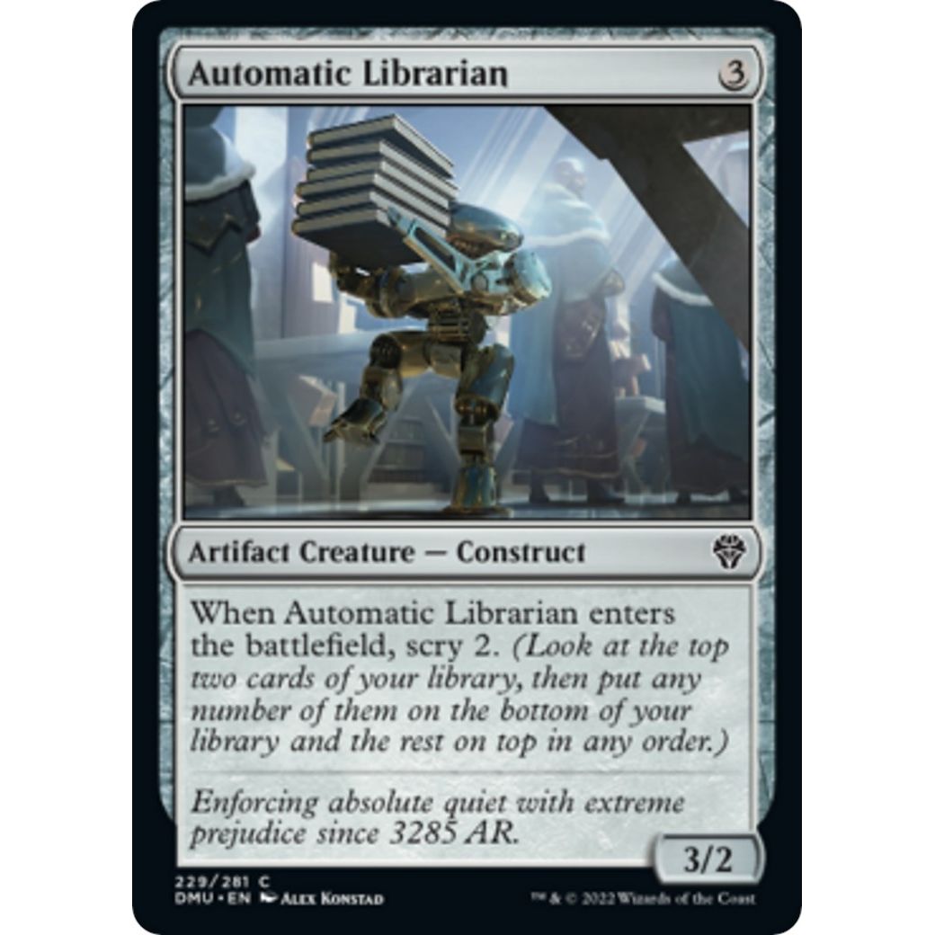 Image for Automatic Librarian (229) (DMU) - Magic: The Gathering