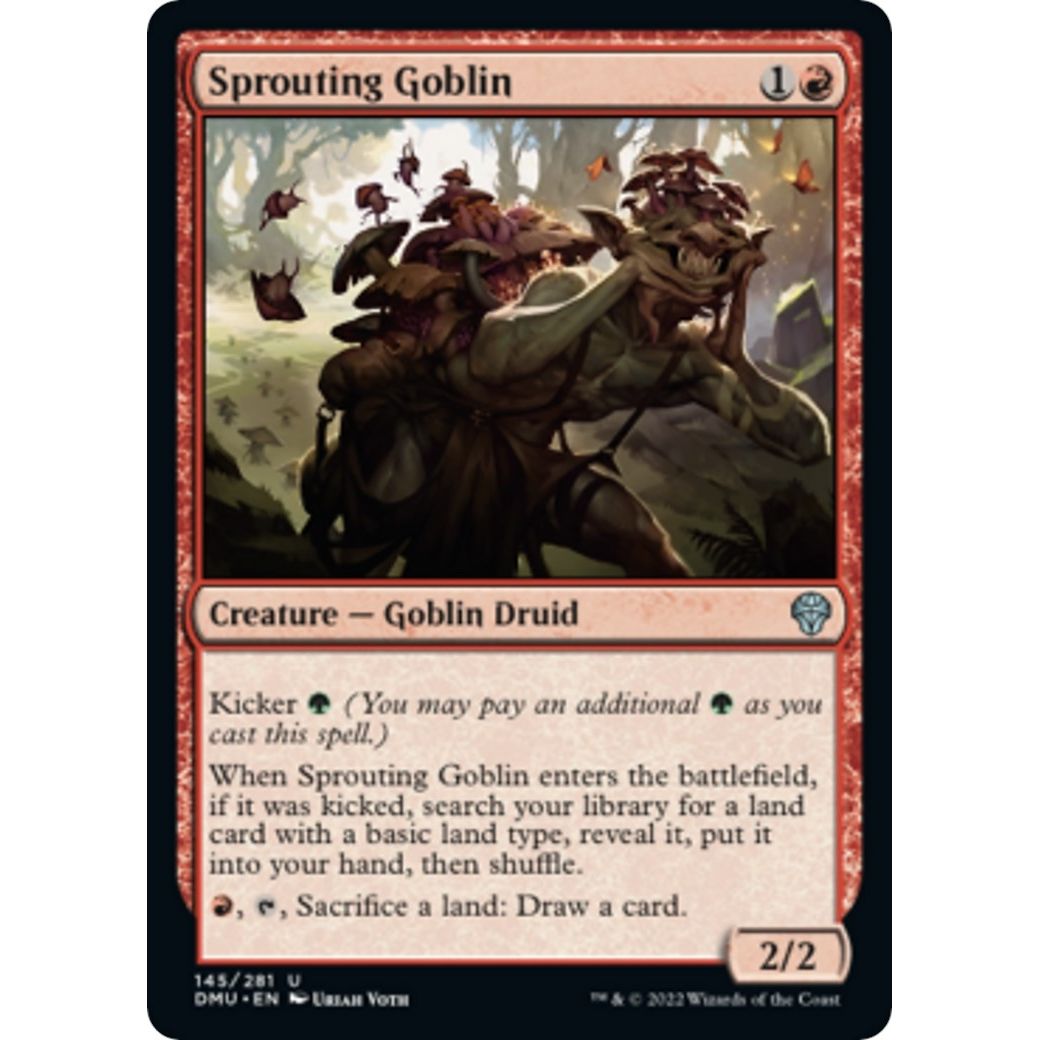 Image for Sprouting Goblin (145) (DMU) - Magic: The Gathering