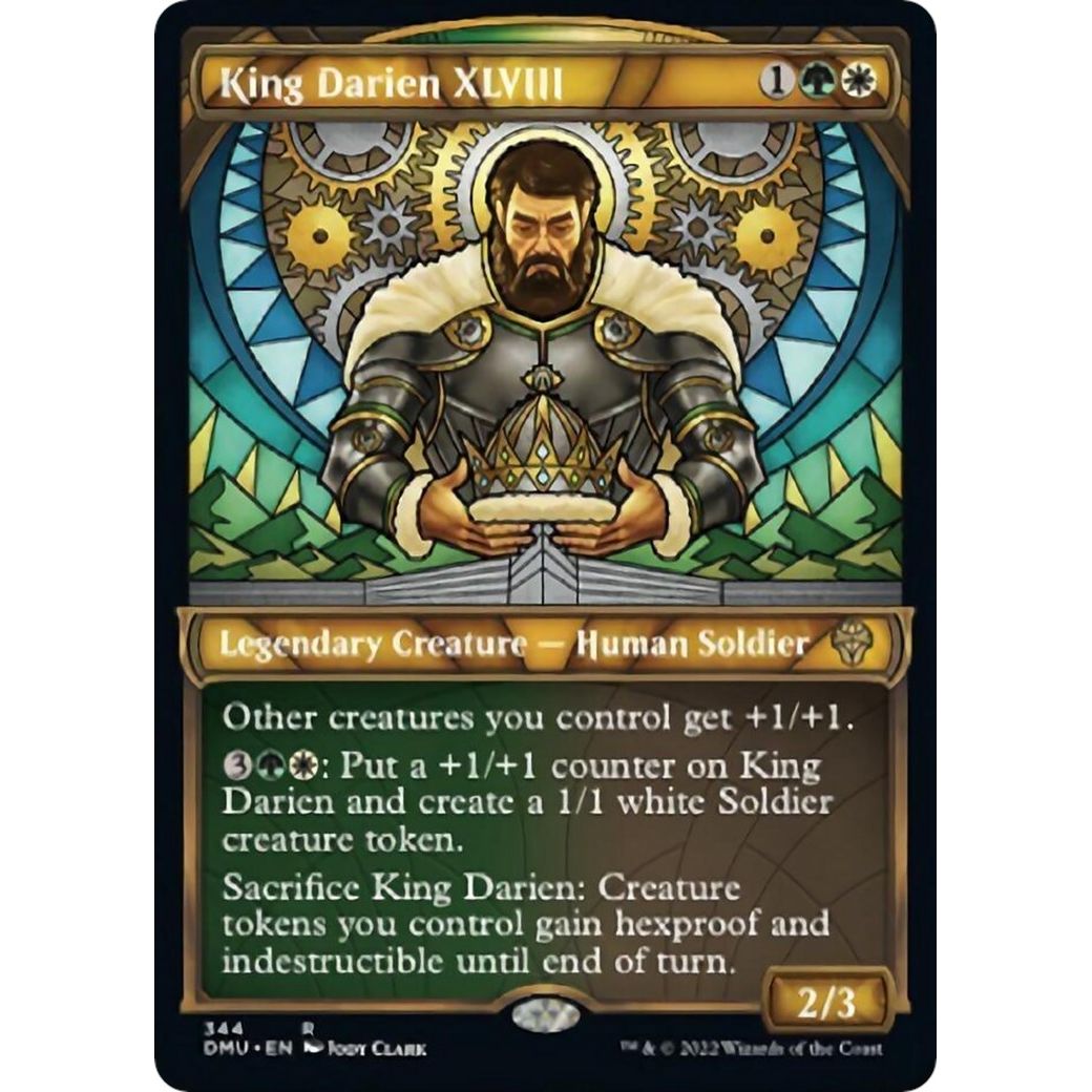 Image for King Darien XLVIII (Textured Foil) (344) (DMU) - Magic: The Gathering