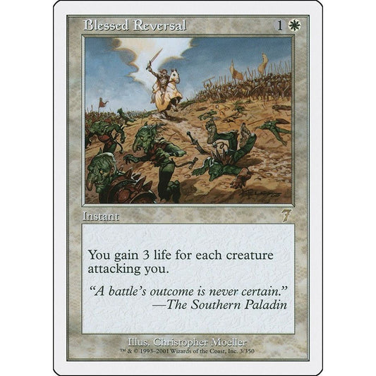 Image for Blessed Reversal (3) (7ED) - Magic: The Gathering