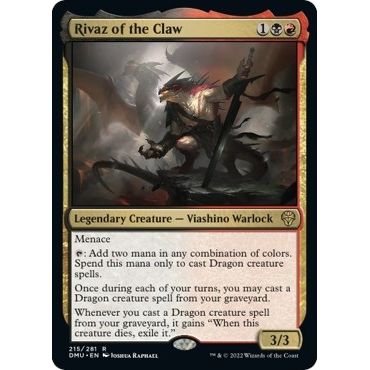 Image for Rivaz of the Claw (215) (DMU) - Magic: The Gathering