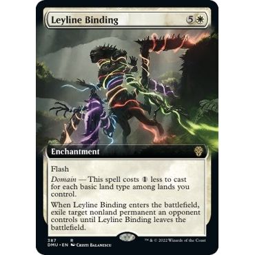 Image for Leyline Binding (Extended Art) (387) (DMU) - Magic: The Gathering