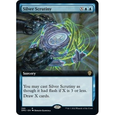 Image for Silver Scrutiny (Extended Art) (395) (DMU) - Magic: The Gathering