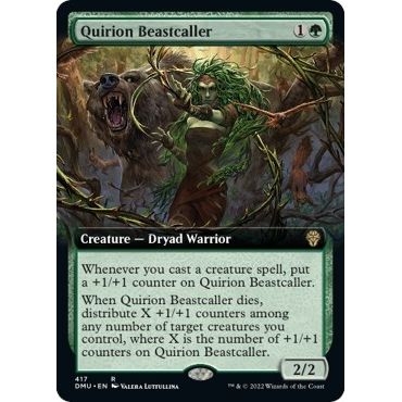 Image for Quirion Beastcaller (Extended Art) (417) (DMU) - Magic: The Gathering