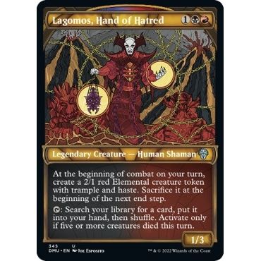 Image for Lagomos, Hand of Hatred (Textured Foil) (345) (DMU) - Magic: The Gathering