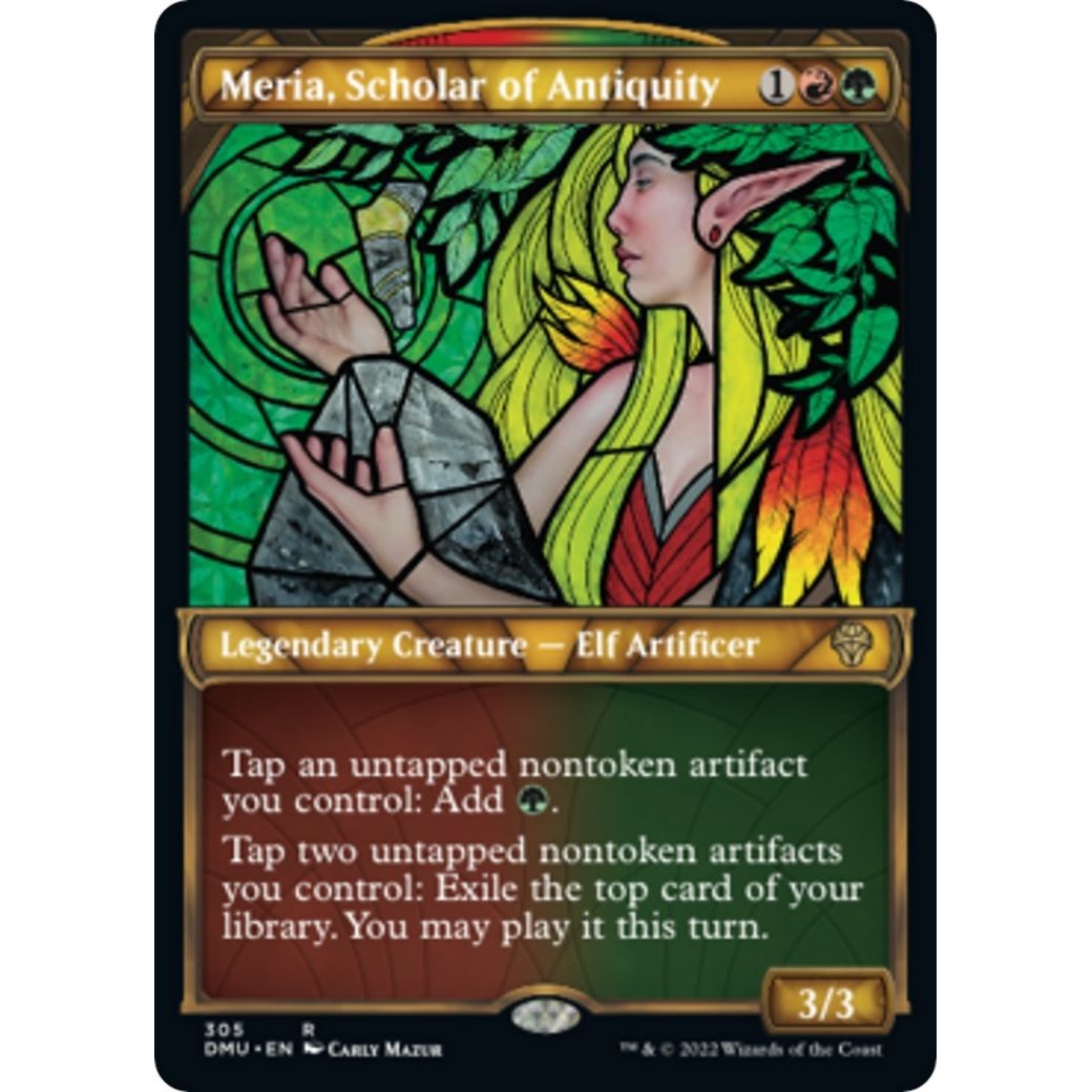 Image for Meria, Scholar of Antiquity (Showcase) (305) (DMU) - Magic: The Gathering