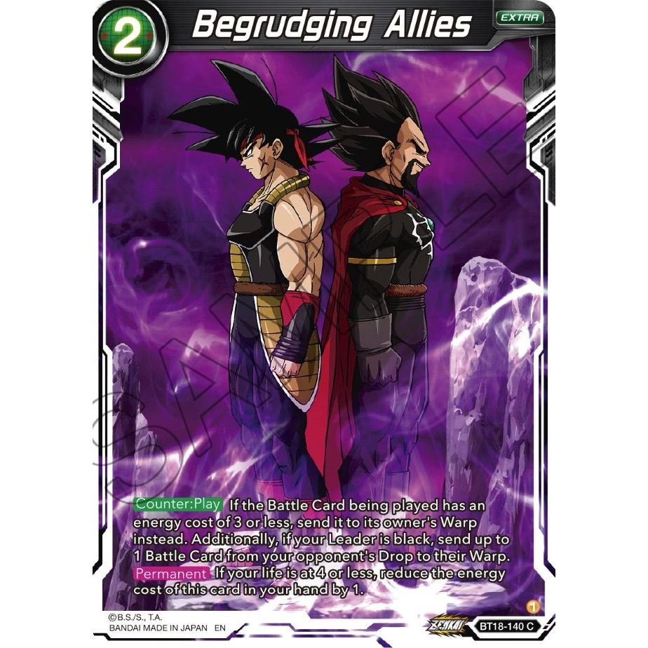 Image for Begrudging Allies (BT18-140) (DBS-B18) - Dragon Ball Super: Masters