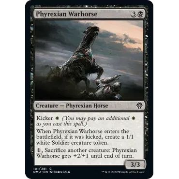 Image for Phyrexian Warhorse (101) (DMU) - Magic: The Gathering