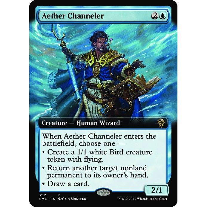 Image for Aether Channeler (Extended Art) (392) (DMU) - Magic: The Gathering