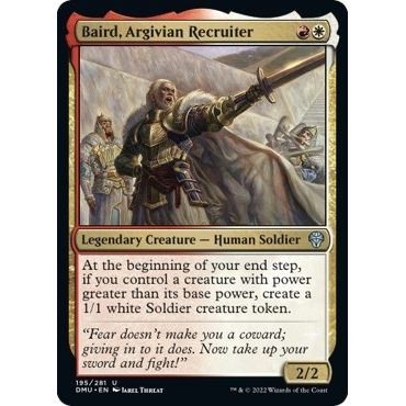 Image for Baird, Argivian Recruiter (195) (DMU) - Magic: The Gathering