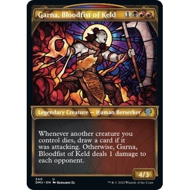 Image for Garna, Bloodfist of Keld (Textured Foil) (340) (DMU) - Magic: The Gathering