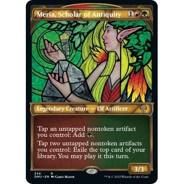 Image for Meria, Scholar of Antiquity (Textured Foil) (346) (DMU) - Magic: The Gathering