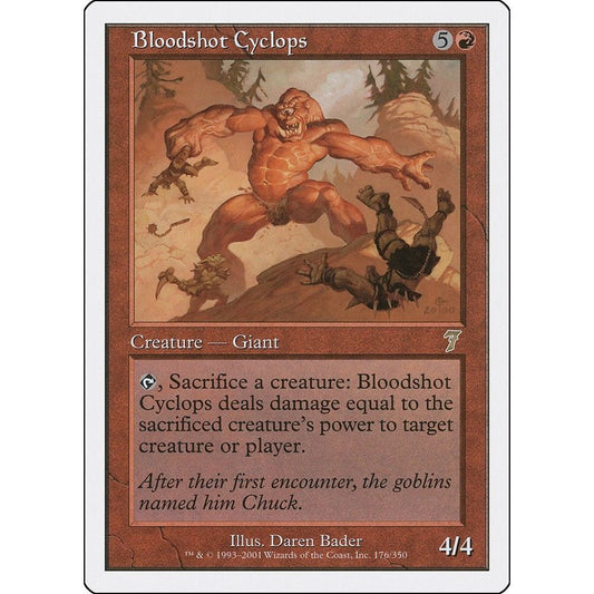 Image for Bloodshot Cyclops (176) (7ED) - Magic: The Gathering