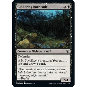 Image for Gibbering Barricade (95) (DMU) - Magic: The Gathering