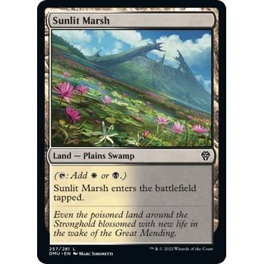 Image for Sunlit Marsh (257) (DMU) - Magic: The Gathering