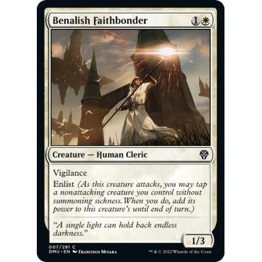 Image for Benalish Faithbonder (7) (DMU) - Magic: The Gathering