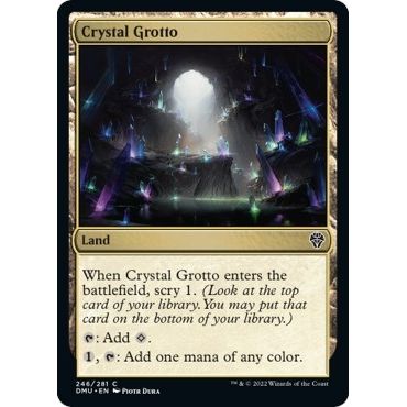Image for Crystal Grotto (246) (DMU) - Magic: The Gathering