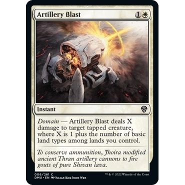Image for Artillery Blast (6) (DMU) - Magic: The Gathering