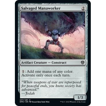 Image for Salvaged Manaworker (237) (DMU) - Magic: The Gathering