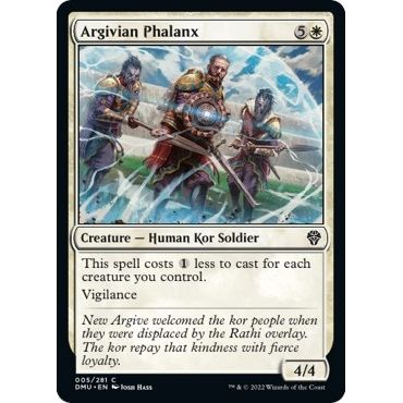 Image for Argivian Phalanx (5) (DMU) - Magic: The Gathering