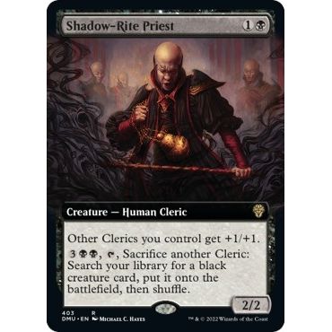 Image for Shadow-Rite Priest (Extended Art) (403) (DMU) - Magic: The Gathering
