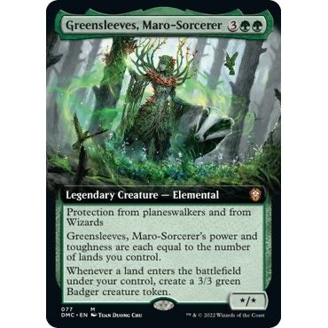 Image for Greensleeves, Maro-Sorcerer (Extended Art) (77) (DMC) - Magic: The Gathering