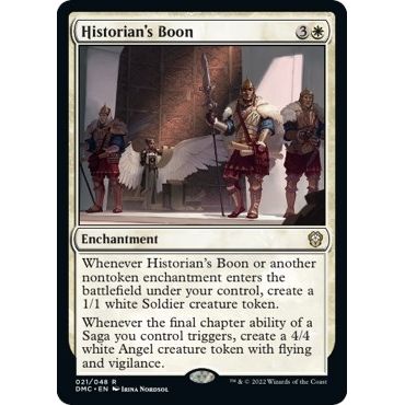 Image for Historian's Boon (21) (DMC) - Magic: The Gathering