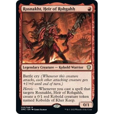Image for Rosnakht, Heir of Rohgahh (25) (DMC) - Magic: The Gathering